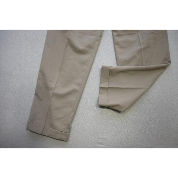 Haggar Dress Pants Classic Fit Performance Flex Beige Mens Size 32 x 30 NWT - Picture 3 of 8